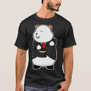 Hamster als Zauberer mit Zauberstab Hut T-Shirt