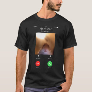 Hamster aus feuchtem Men mit Starterkamera T-Shirt
