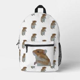 Hamster-Backpacker Bedruckter Rucksack