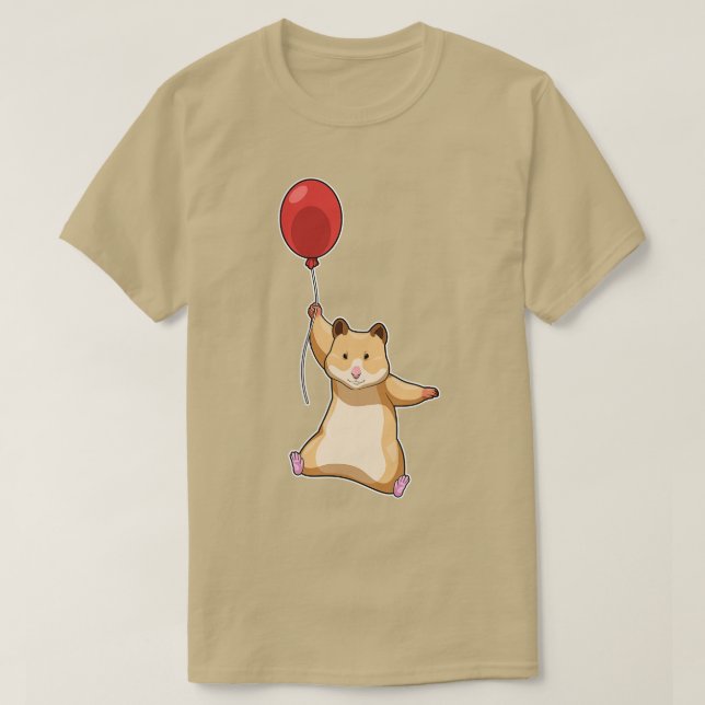 Hamster Balloon T-Shirt (Design vorne)