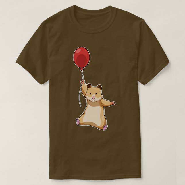 Hamster Balloon T-Shirt (Design vorne)
