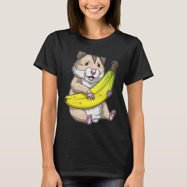 Hamster Banana T-Shirt (Vorderseite)