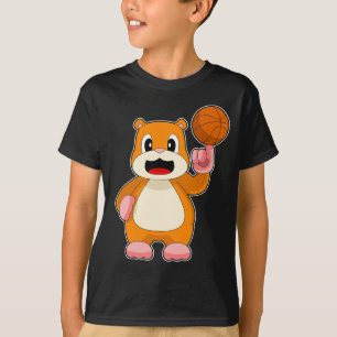 Hamster Basketballspieler Basketball T-Shirt