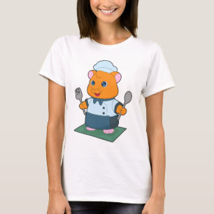 Hamster-Besteck-Kochen-Küche T-Shirt