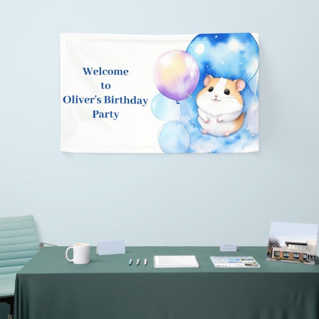 Hamster Birthday Banner (Messeveranstaltung)