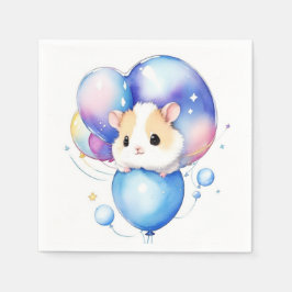 Hamster Birthday Serviette