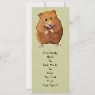 HAMSTER-BUCHMARK: "Habe mich hinein"