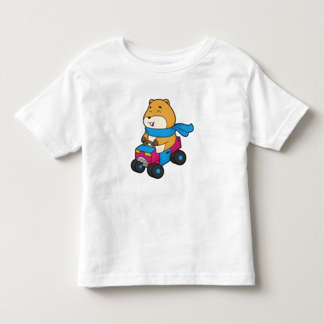 Hamster Car Kleinkind T-shirt (Vorderseite)