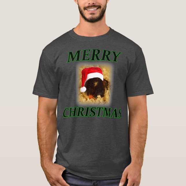Hamster Christmas T-Shirt (Vorderseite)