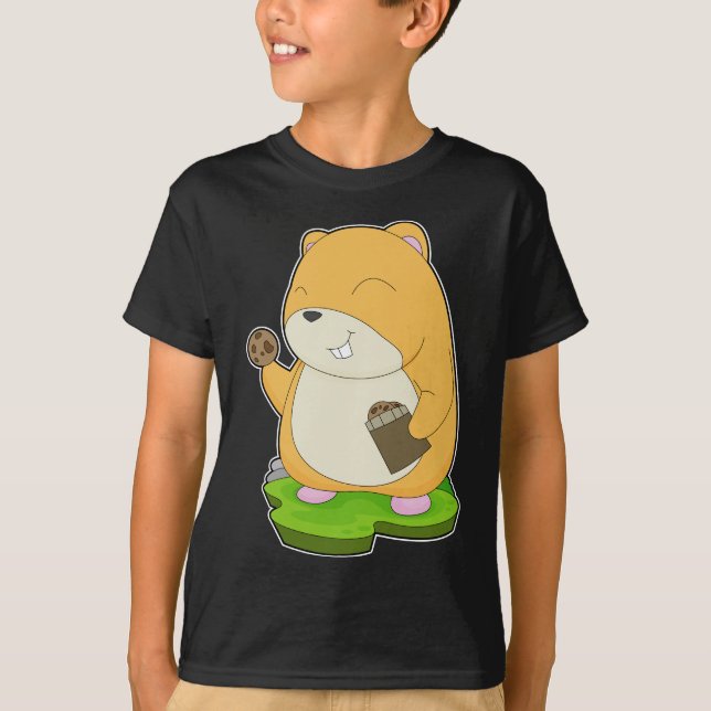 Hamster-Cookies T-Shirt (Vorderseite)