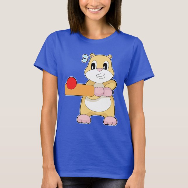 Hamster Cricket Cricket T-Shirt (Vorderseite)