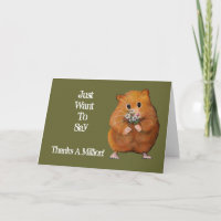 Hamster, Daisis: Danke an eine Million: Artwork