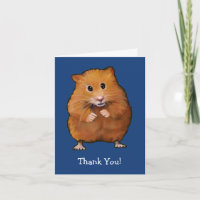 HAMSTER: DANKE KARTE: ART