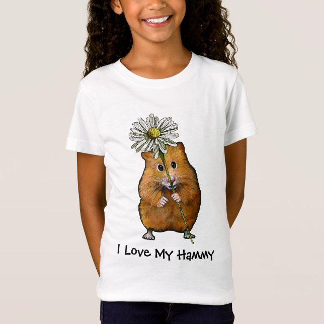 HAMSTER, das SHIRT mein Hammy KINDES I Liebe (Vorderseite)