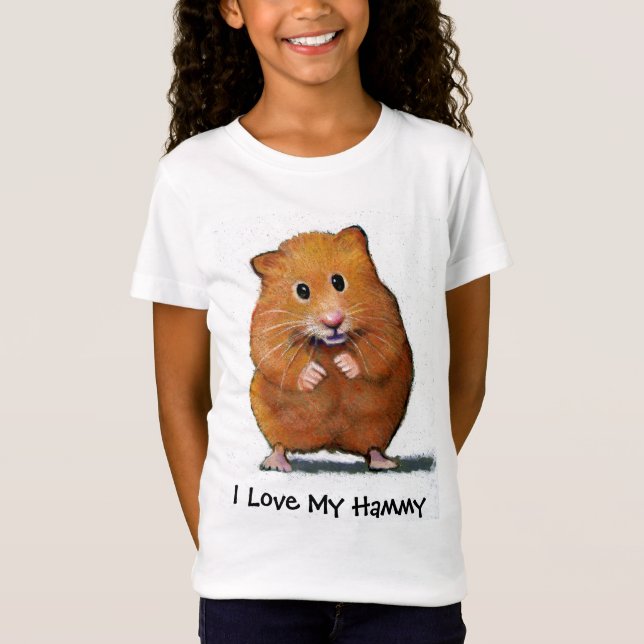 HAMSTER, das SHIRT mein Hammy KINDES I Liebe (Vorderseite)
