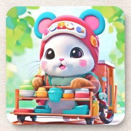 Hamster Delivery Hero Getränkeuntersetzer