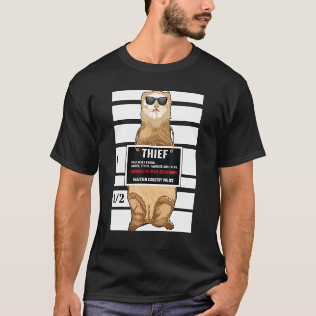 Hamster Diief Hamster Eigentümer Geburtstag T-Shirt (Vorderseite)