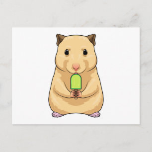 Hamster-Eis Postkarte
