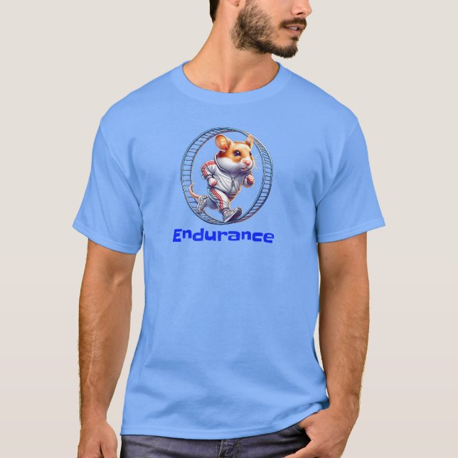 Hamster Endurance Running Shirt Hamster laufen (Vorderseite)
