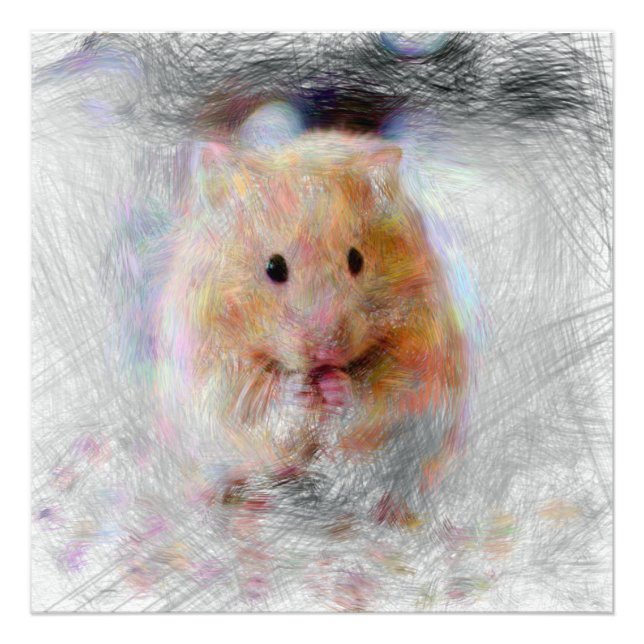 Hamster Fotodruck (Vorne)