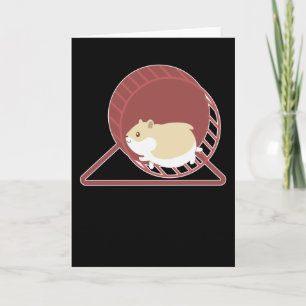 Hamster Funny Design Rodent Zwarf Hamster Geschenk Karte