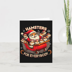 Hamster für jeden Weihnachts-Pyjamas Hamster K Karte