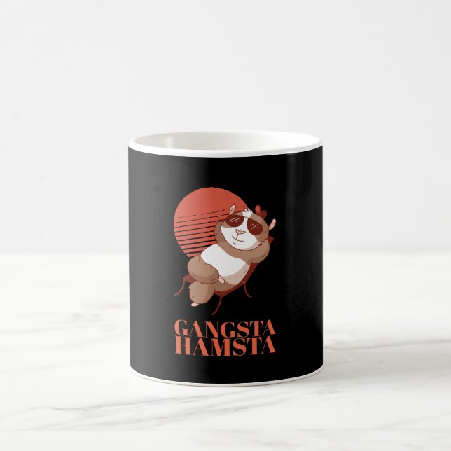 Hamster - Gangsta Hamsta Kaffeetasse (Mittel)