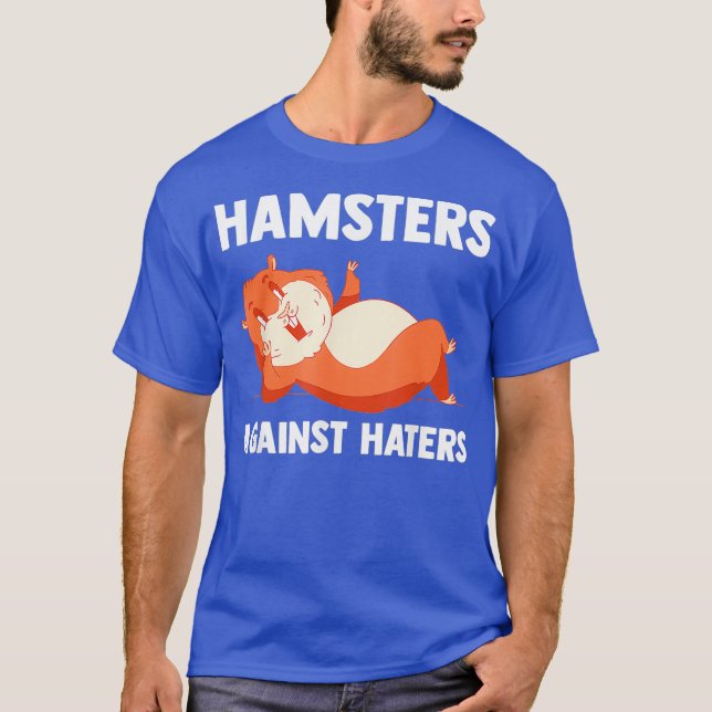 Hamster gegen Hasser Hamster Fans Hamster T-Shirt (Vorderseite)