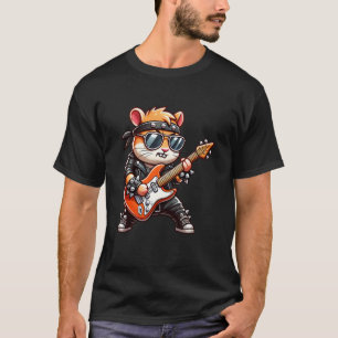 Hamster-Gitarrist E-Gitarre Konzert Musik Ich T-Shirt