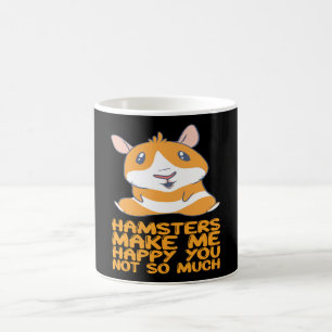 Hamster - Hamster machen mich glücklich Kaffeetasse