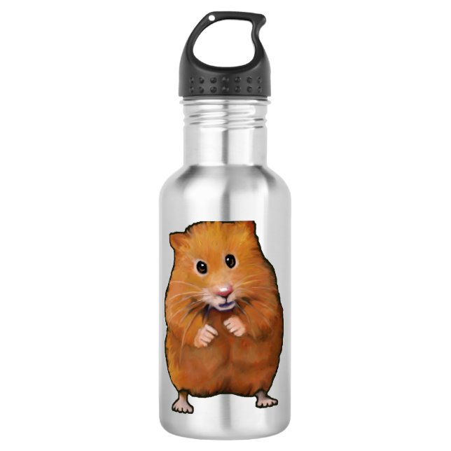 Hamster: Haustier: Färben Sie Trinkflasche (Vorderseite)