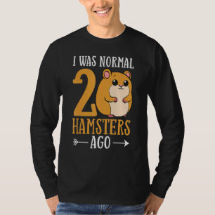 Hamster Haustier Tier Süße Käfige Ball Laufrad Fut T-Shirt
