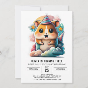 Hamster Haven Birthday Einladung