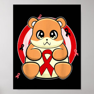 Hamster-Herz-Krankheit-Bewusstseinsmonat _2  Poster