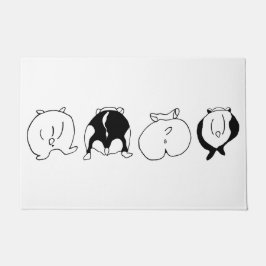 Hamster-Hintern Fußmatte