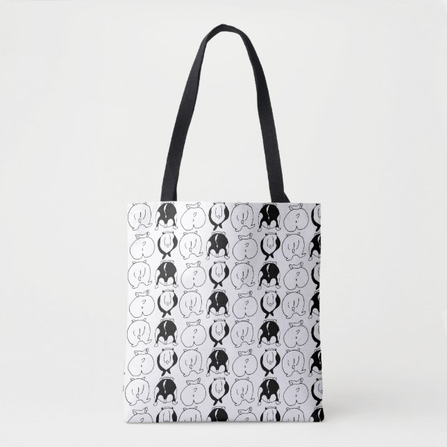 Hamster Hintern Pattern Tasche (Vorderseite)
