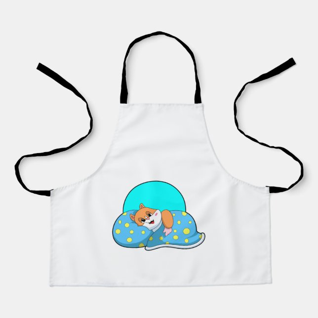 Hamster im Schlaf mit Blanket.PNG Schürze (Vorderseite)