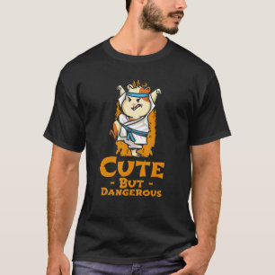Hamster Karate Süß Aber Gefährlich Judo Kung Fu Ma T-Shirt