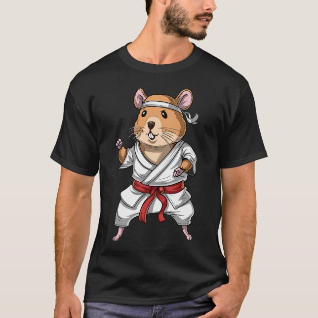 Hamster Karate T-Shirt (Vorderseite)