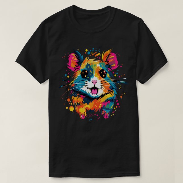 Hamster Lächeln T-Shirt (Design vorne)