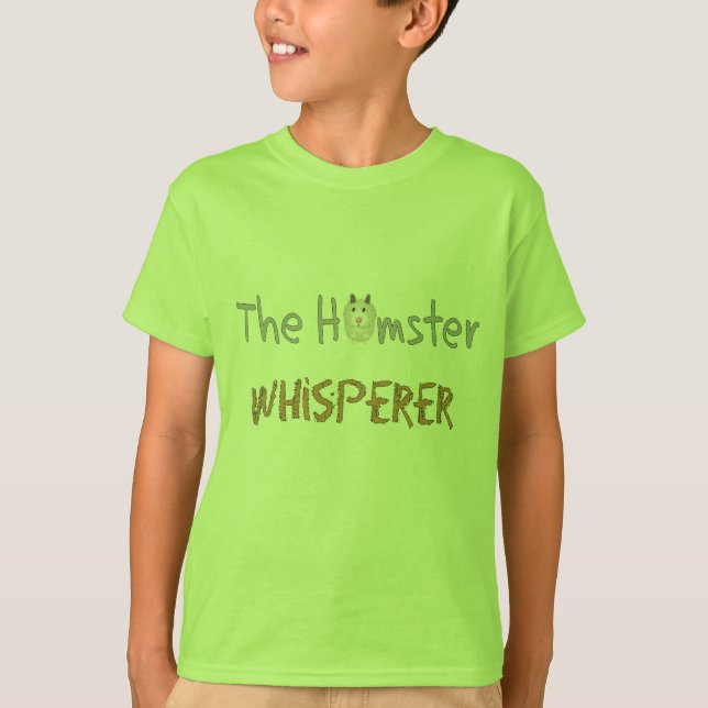 Hamster-Liebhaber-Geschenke "der HamsterWhisperer T-Shirt (Vorderseite)