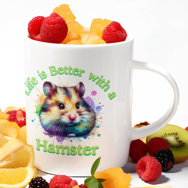 Hamster Liebhaber von Nagetieren Kaffeehaus Liebha Kaffeetasse (Von Creator hochgeladen)