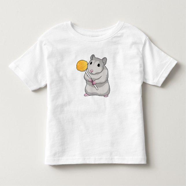 Hamster Lollipop Kleinkind T-shirt (Vorderseite)