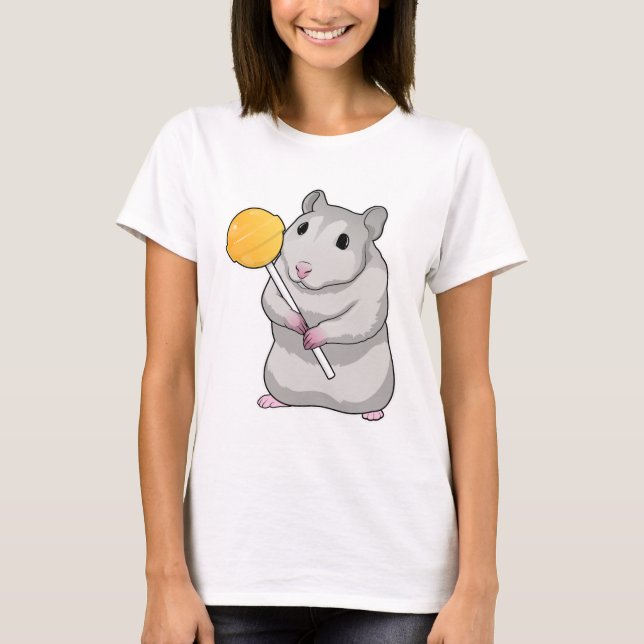 Hamster Lollipop T-Shirt (Vorderseite)