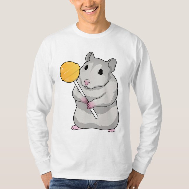 Hamster Lollipop T-Shirt (Vorderseite)