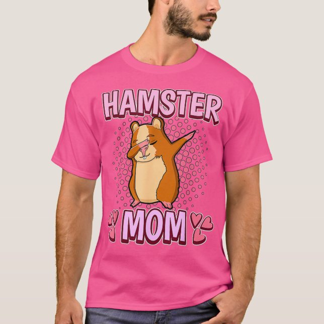 Hamster Mama Mommy Mütter Day Hamster T-Shirt (Vorderseite)