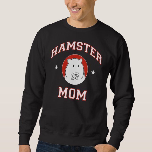 Hamster-Mama Sweatshirt (Vorderseite)