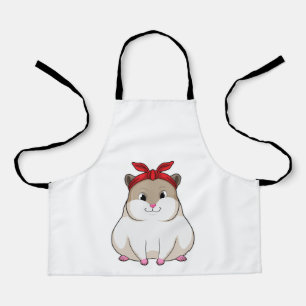 Hamster mit Bandana Schürze