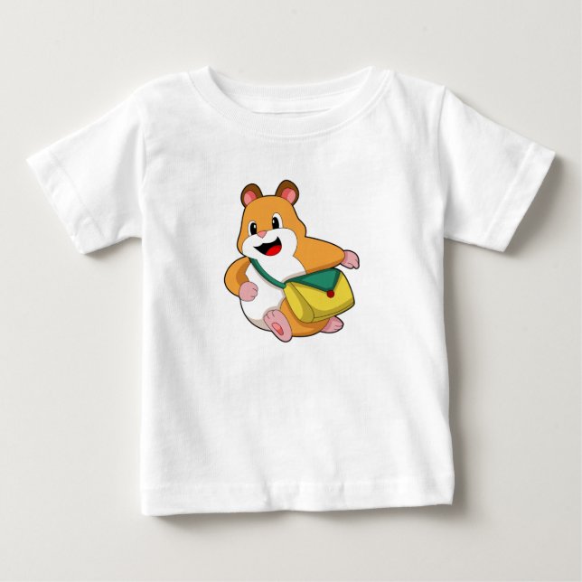 Hamster mit Beutel.PNG Baby T-shirt (Vorderseite)