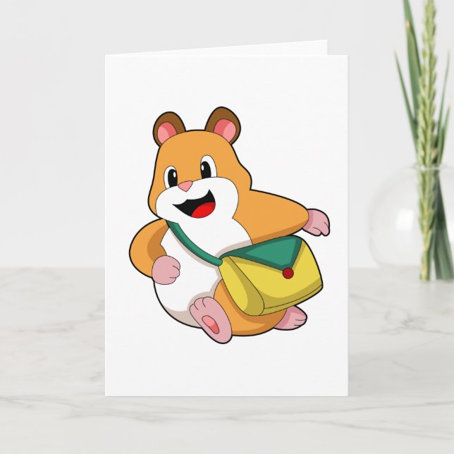 Hamster mit Beutel.PNG Karte (Vorderseite)